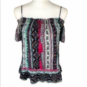 Dolce Vita Open Shoulder Top Canary